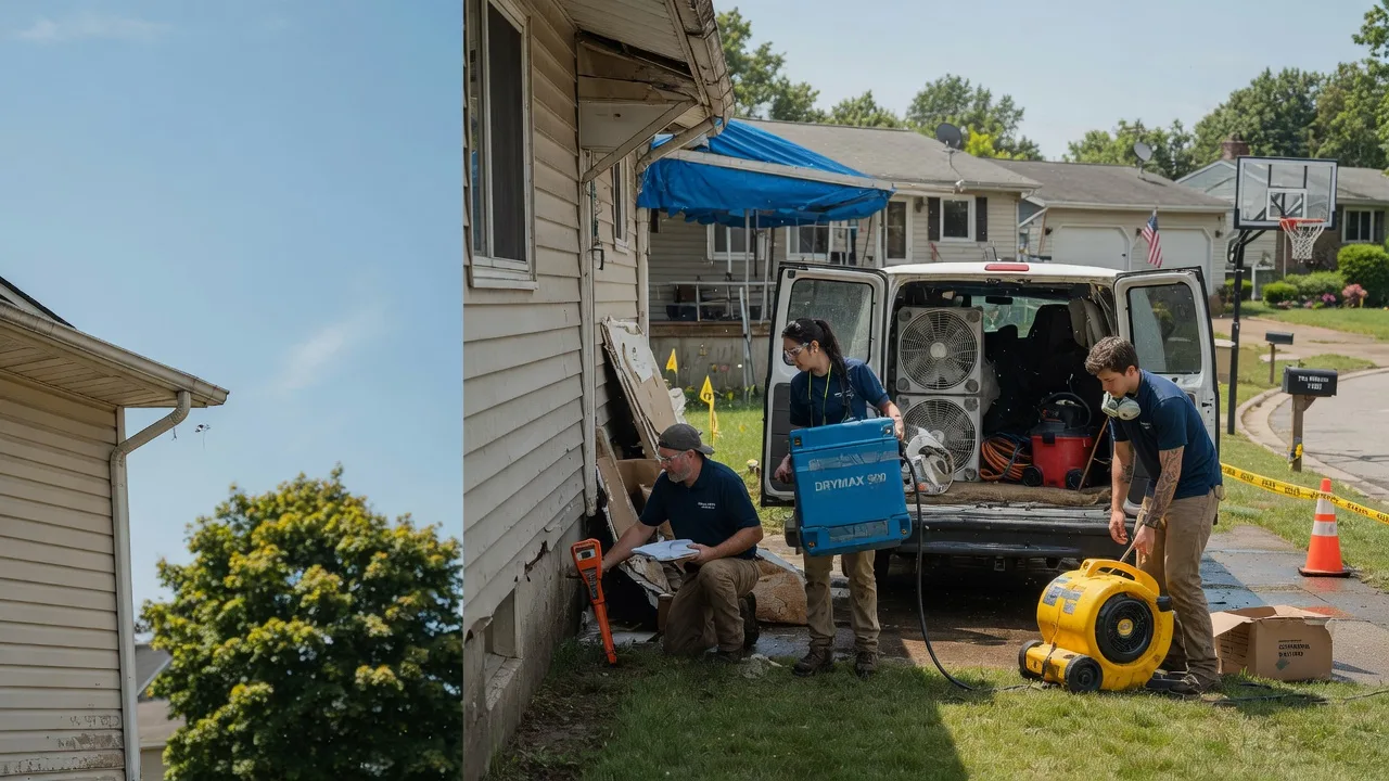 Ceiling Leak Cleanup in Plainfield, MA near me